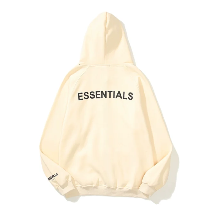 Essentials Khaki Full Zip Hoodie