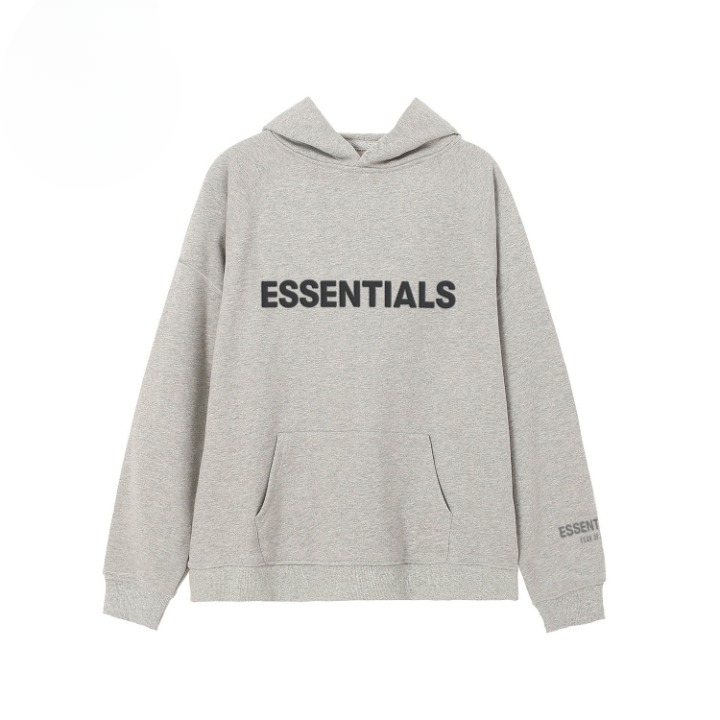 Essentials Casual Gray Hoodie