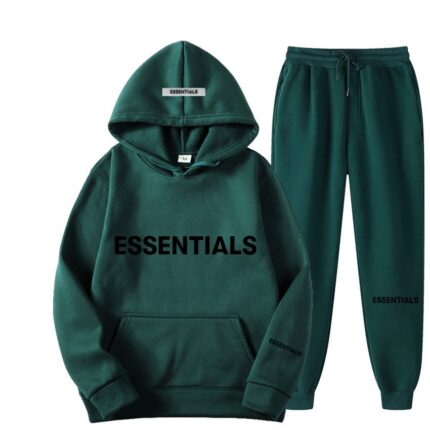 Essentials Dark Green Tracksuit