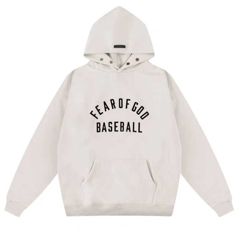 Essentials Fear Of God Apricot Baseball Hoodie