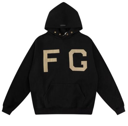 Essentials Fear Of God FG 7th Collection Black Hoodie