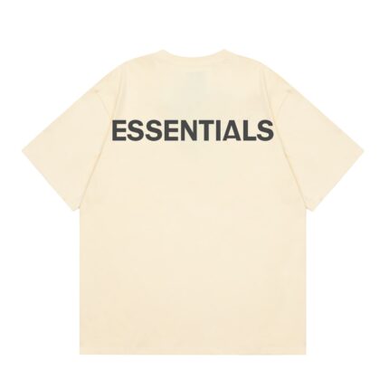 Essentials Fear Of God Reflective Light Yellow T-Shirt