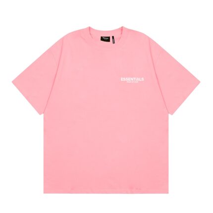 Essentials Fear Of God Reflective Pink T-Shirt