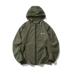 Essentials Graphic Hooded Coach Green Jacket