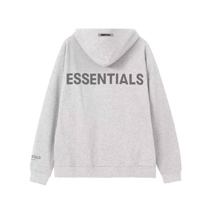 Fear Of God Essentials 3M Logo Pullover Hoodie- Oatmeal