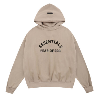 Fear of God Essentials Arch Logo Sand yellow Hoodie