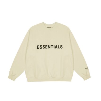 Fear of God Essentials Cement White Sweatshirt