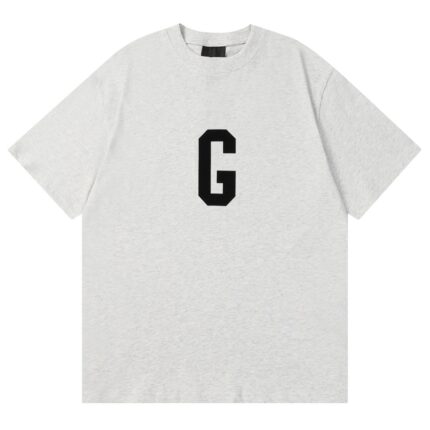 Fear of God Essentials Large Letter G Print Gray T-Shirt